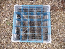 DISH-WASHER RACK OPEN TOP  500 X 500  FOR ONE PINT GLASSES Made in Austria