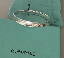 Tiffany & Co. 1837 Concave Sterling Silver Medium Bangle Bracelet