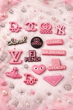 15x Fashionable Luxury Jibbitz