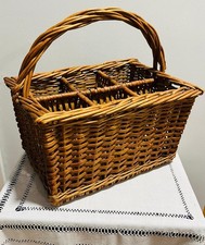 Wicker Wine Bottle Carrier