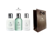 Molton Brown 4-Piece Gift Set 30ml Each – Shampoo, Conditioner & Body Lotion Bag