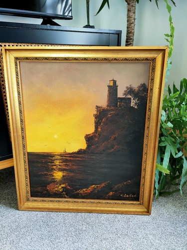 Vintage oil painting - vintage,
