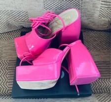 womens size 4 block heel shoes