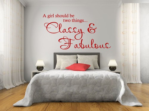 Wall quote girl - wall, "a