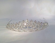 White sparkling crystal Bridal