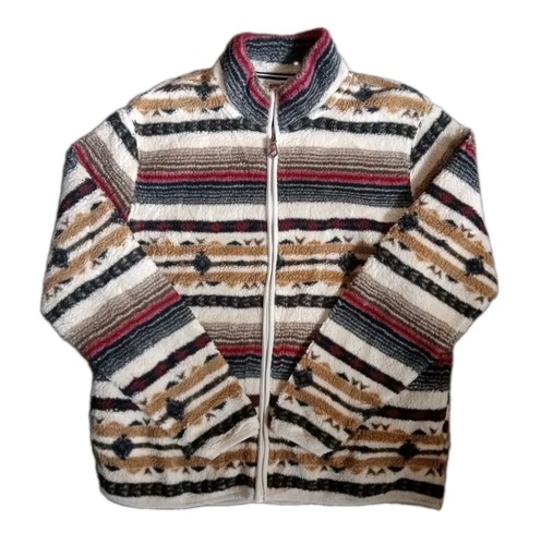 Chaps striped fleece - fleece, jacket
