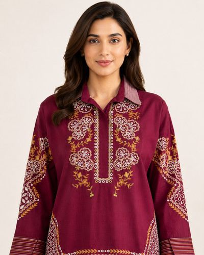 Sapphire piece embroidered - 2,