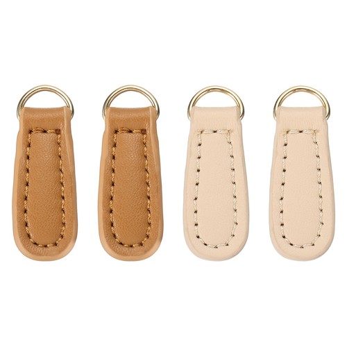 4pcs leather zipper pull 61 - zipper,