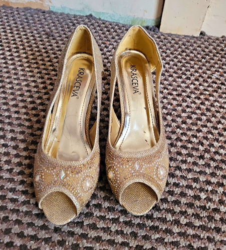 Krasceva gold beaded - krasceva,