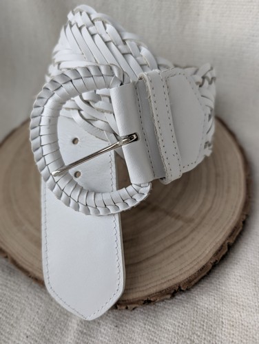 Oasis white leather wide - white,