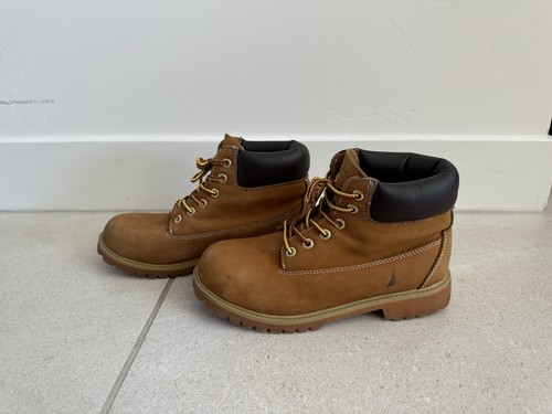 Nautica leather boots big boys - big,