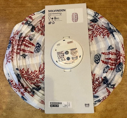 Ikea solvinden red blue - solvinden, coral