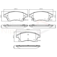 Brake Pads Set For Opel Astra
