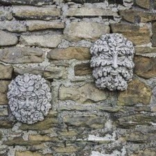 Green Man & Woman Stone Cast