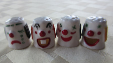 Porcelain Clown Thimbles
