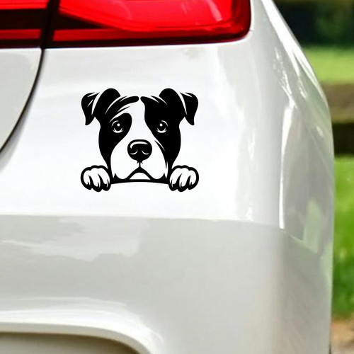 Pitbull sticker dog - sticker, dogs
