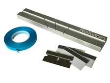 RoXdon Reel to Reel 1/4" Tape Splicing Block + 4 Splice Blades + Splicing Tape