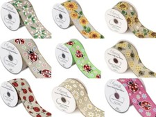 Spring wired ribbon - width, 63mm