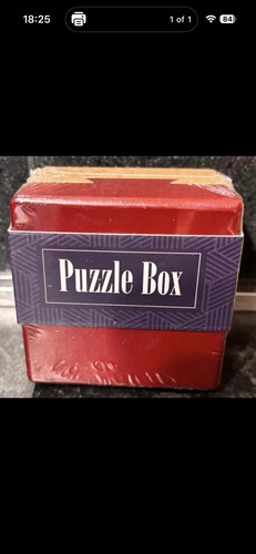 Zine wooden puzzle box - d,