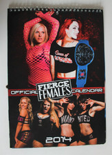 Official "ICW" Fierce Females Calendar 2014 Divas Wrestling Women - UK Scotland