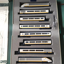KATO N Scale 10-327 Eurostar Basic 8-Car Set Model Train N Gauge Japan Used