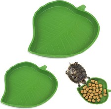 2 Pieces Reptile Food Water
