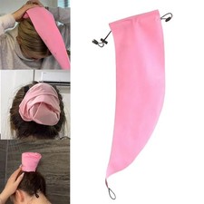 Women Waterproof Hair Sleeve, Crown Washing Shower Cap Ponytail For Long Hair