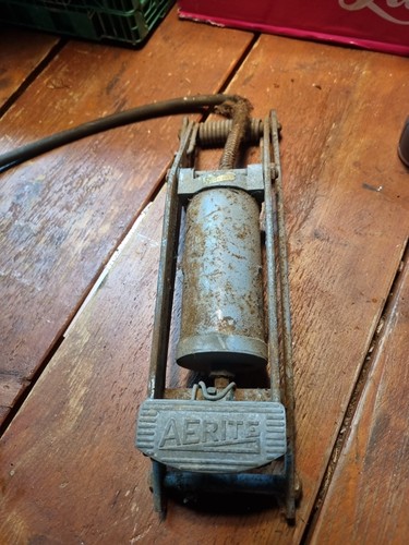 Vintage aerite foot pump - aerite,