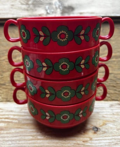 Fab set red vintage - set,