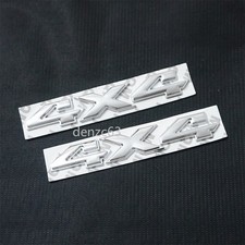 Silver 4x4 chrome - chrome, metal