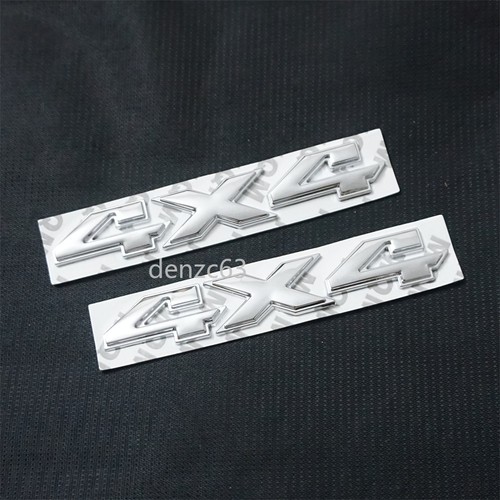 Silver 4x4 chrome new - 2x,