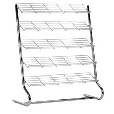 Morplan Economy Chrome Shoe rack for instore retail display - RRP £89