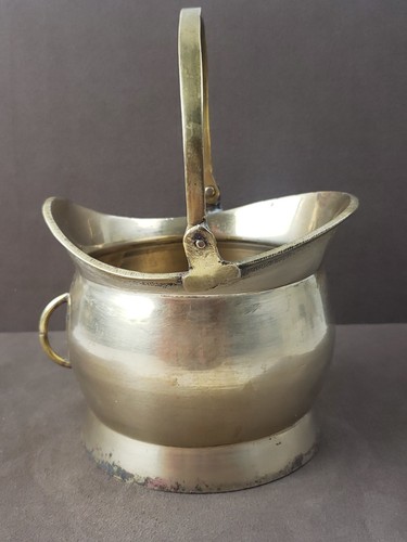 Vintage solid brass - solid, coal