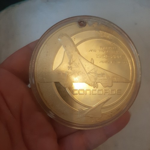 Concorde farewell gold plated - farewell, gold-plated