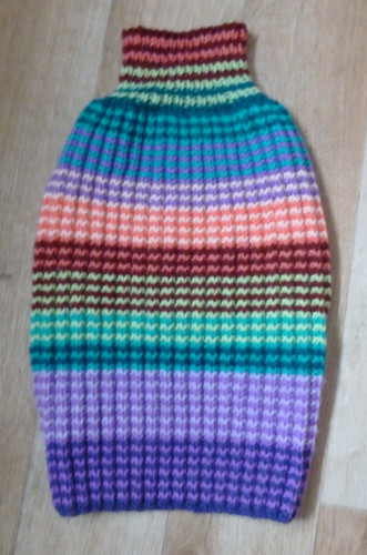 Hand knitted dog jumper for - dog,