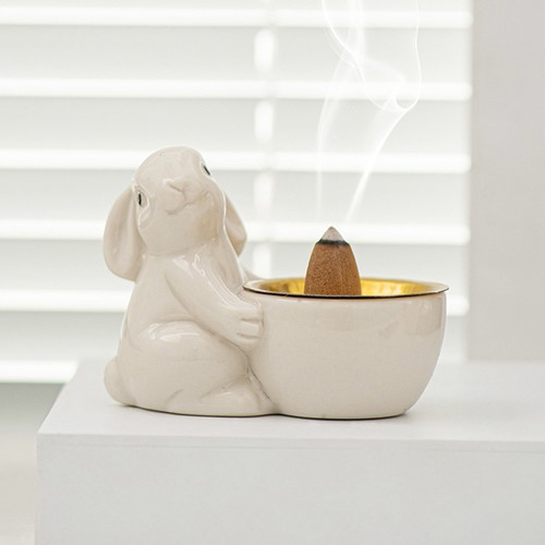 Little rabbit incense burner - rabbit,