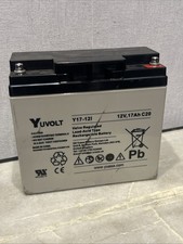 Yuasa YUVOLT Y17-12I Sealed Lead Acid Battery 12V 17Ah C20 12 volt