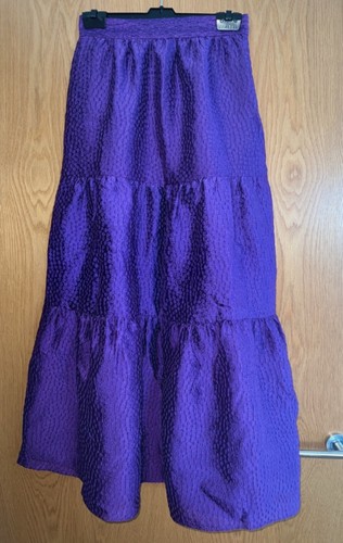 Zara purple maxi skirt - , in