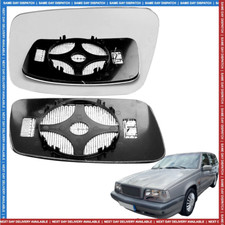 Left Passenger side Wing mirror glass for Volvo 850 1991-1997 Heated