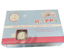 cake decorating tools bundle, fondant cutters, icing letter plungers, turn table