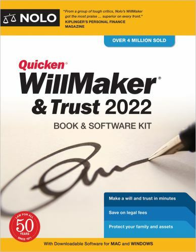 Quicken willmaker and trust - quicken,