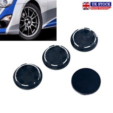 4pcs Car Auto 50mm Wheel Center Rim Hub Caps Covers Hubcap Tyre Trim Black