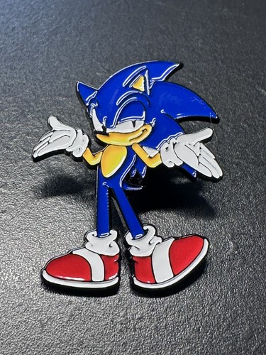Sonic the hedgehog - sonic, enamel