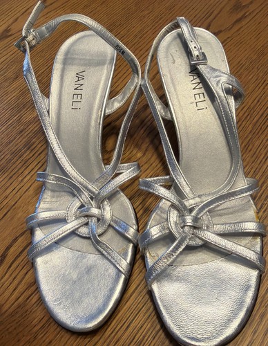 Vaneli strappy silver - strappy, metallic