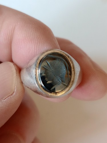 Vintage sterling silver signet - sterling,