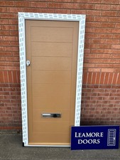 Composite Door - Doorco - Irish Oak/White - 920 x 2065 INC CILL - Slamshut