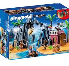 Playmobil 6679 Pirate Treasure Island with Lockable Jail Cell