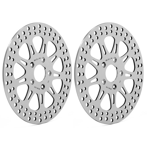 Polished front brake - polished,