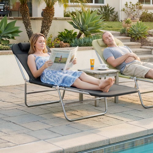 Sun bed chair garden lounger - sun,