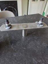 Ski Pole Mounted Fishing Rod/bait Table Holder - With Borika Mounts.